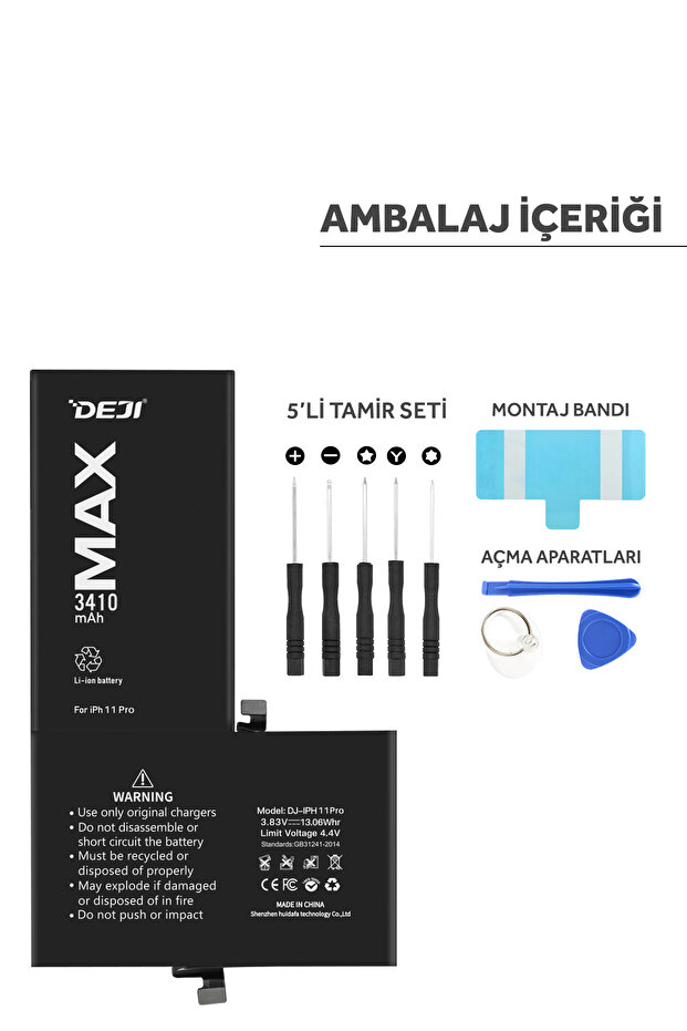 Iphone 11 Pro Batarya Mucize Batarya 3410mah - 5