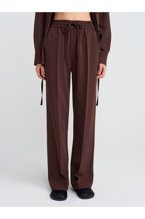 71619 Pijama Pantolon-Kahve - 3