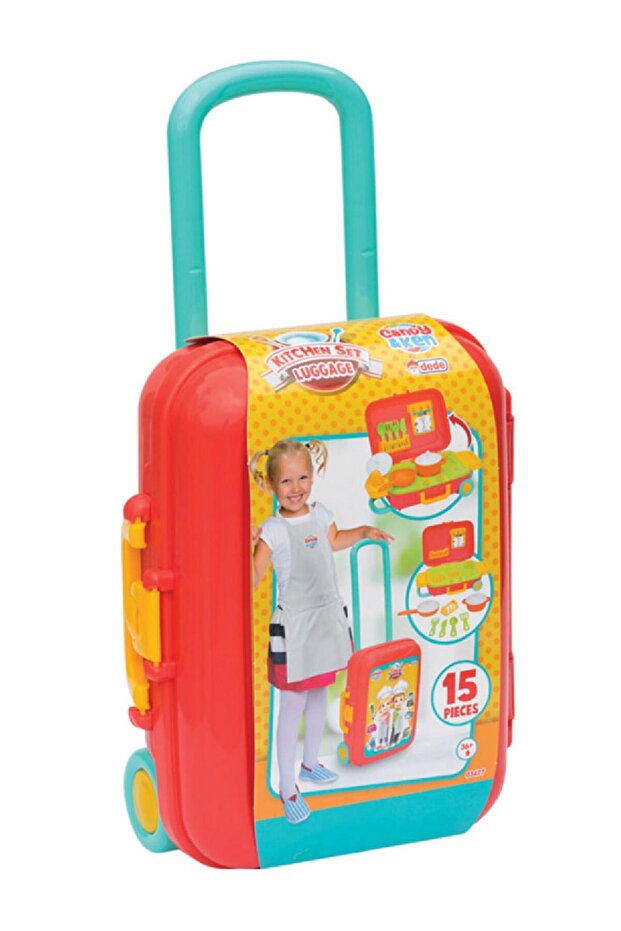 Candy &amp; Ken Mutfak Set Bavulum Çekçek Bavul - 4