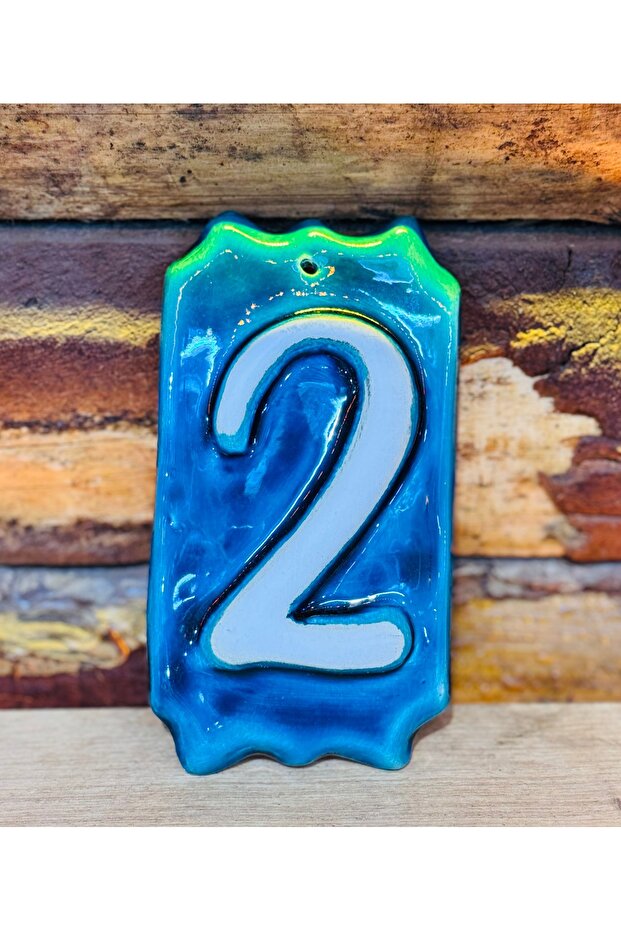 Kapı numarası seramik - 1