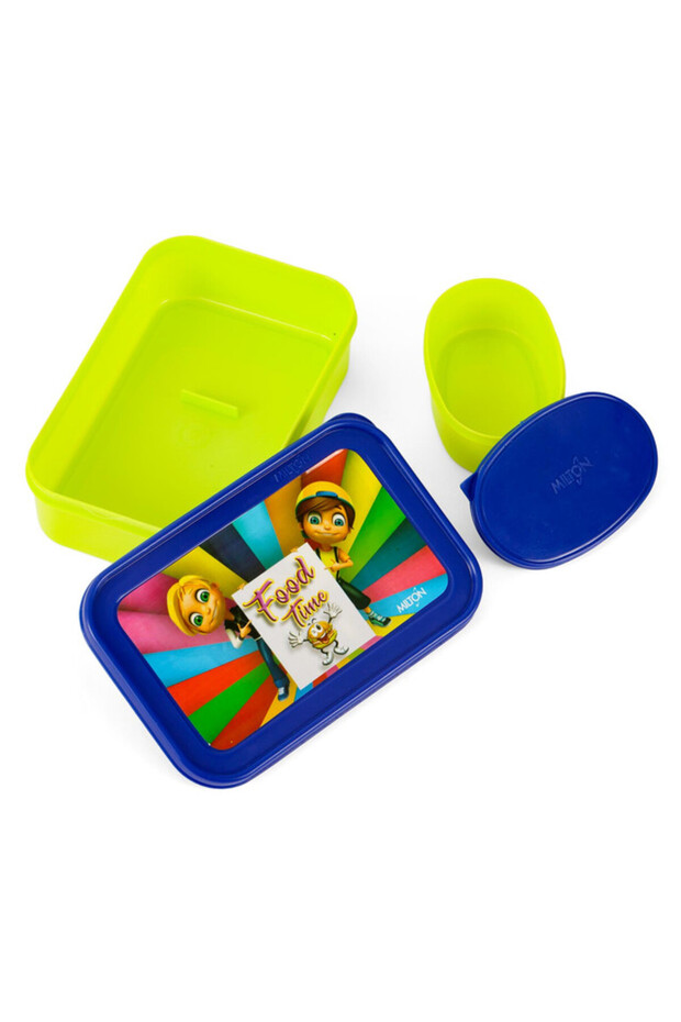 صندوق غداء وقت المدرسة - أخضر - 1