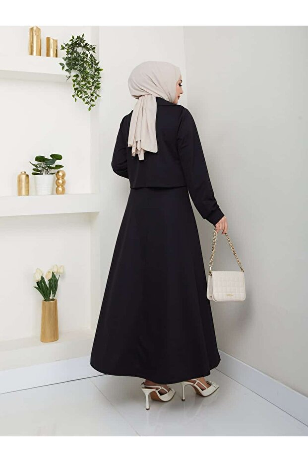 مجموعة تنورة سترة السائق - 6