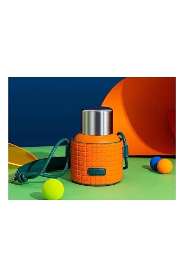 Çelik Termos Matara 460ml Mavi - 6