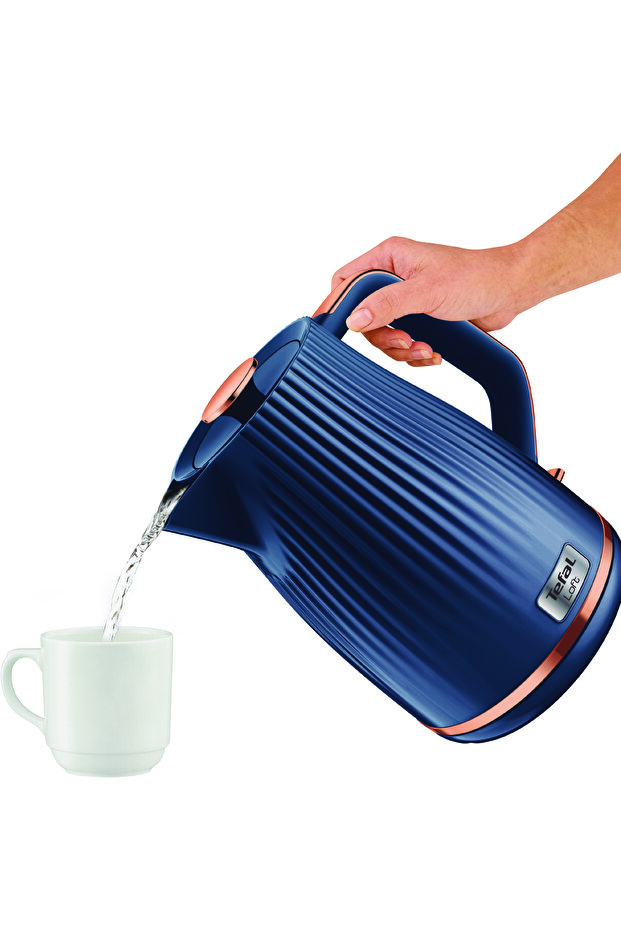 Loft 3000 Watt Su Isıtıcı Kettle - Mavi - 1,7 Litre - 5