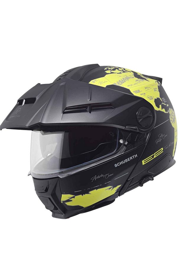 E2 Atlas Yellow Çene Açılır Kask - 4
