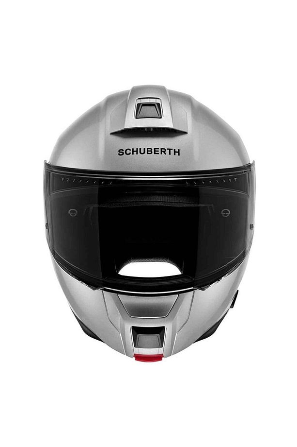 Schubert C5 Glossy Silver Çene Açılır Kask - 4