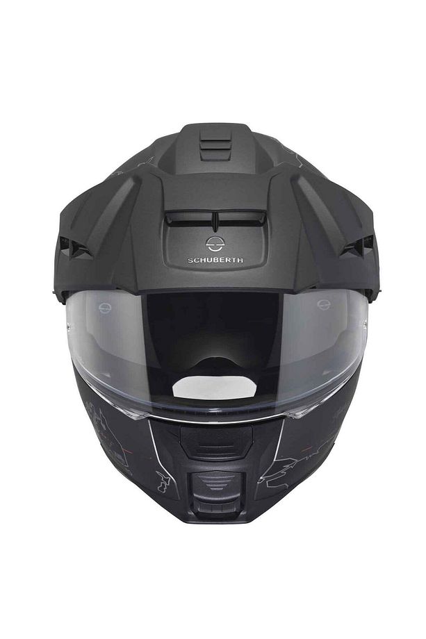 E2 Atlas Anthracite Çene Açılır Kask - 1