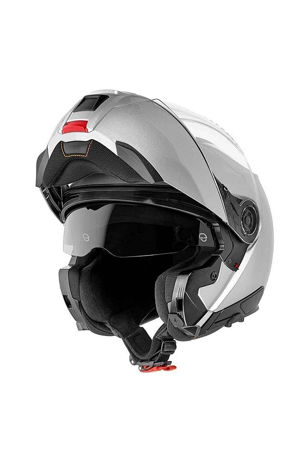 Schubert C5 Glossy Silver Çene Açılır Kask - 5