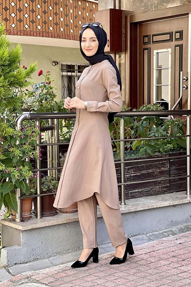 Buttoned Double Set - 2