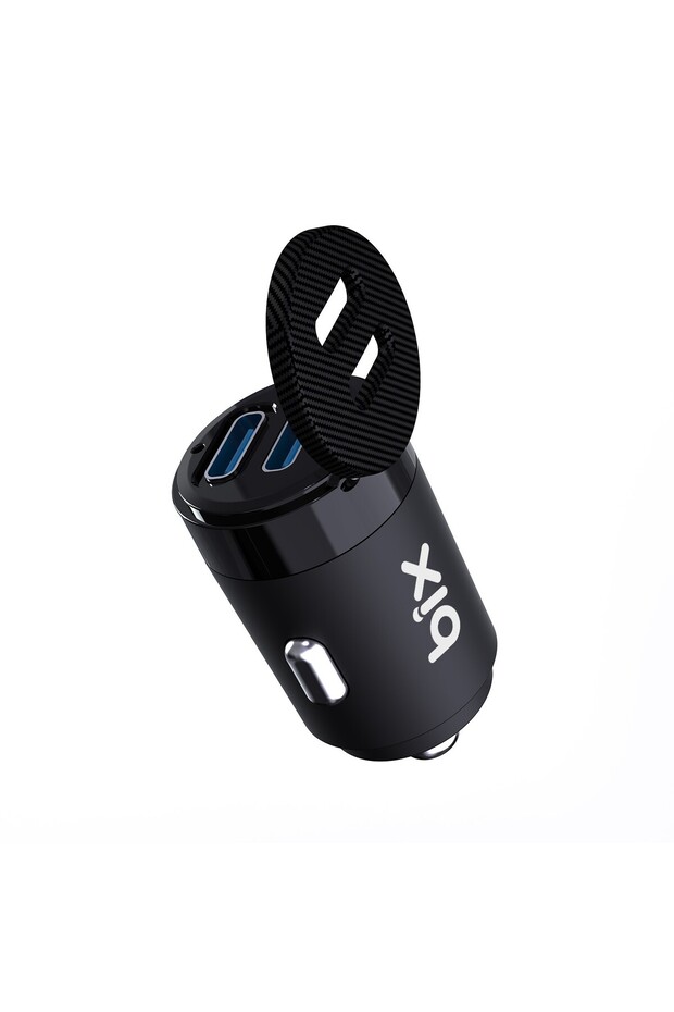 Bxcc65c 65w Çift Portlu Type-c Araç Şarj Aleti İPhone & Android & Notebook Mini Araç İçi Şarj Cihazı - 5