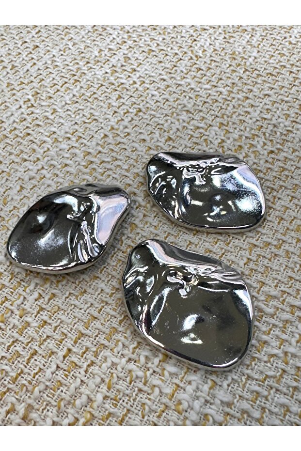 Extra Large Set of 3 Buttons with Pattern on Top (4.3cm) - 3