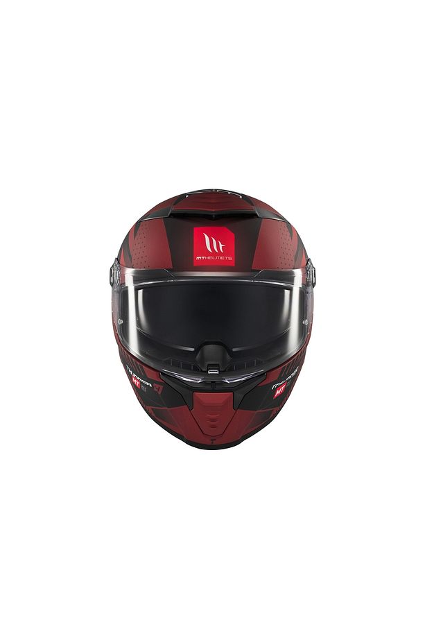 KASK MT THUNDER 4 SV LUMİNENCE D5 MAT KIRMIZI - 3