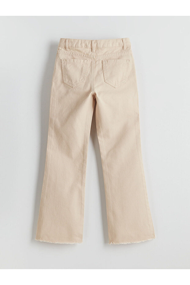 LCWK Beli Ayarlanabilir Lastikli Kız Çocuk Pantolon - 2