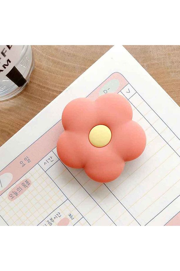 Popsocket Sevimli Çiçekler Desenli Telefon Tutacağı Sert Yüzey Yapışkanlı Parmak Tutucu - 1