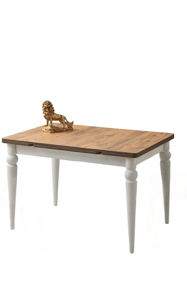 Arda Diş Budak Desen Yanlardan Açılır 120X80 Masa (Açılımış Ölçüsü 180X80) - 1