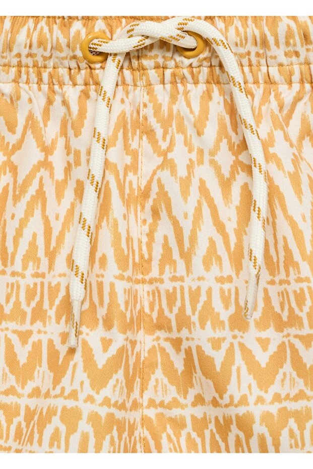 Patterned String Swimsuit - 5