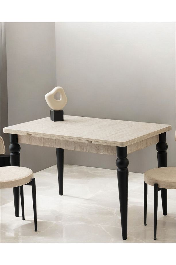 Arda Sidon Desen Yanlardan Açılır 120X80 Masa (Açılımış Ölçüsü 180X80) - 2