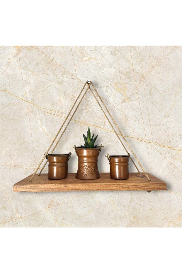 Halatlı Duvar Rafı - 2