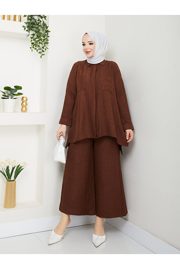 My Sofia Linen Trouser Suit with Double Pocket Detail in Its Most Beautiful Colors