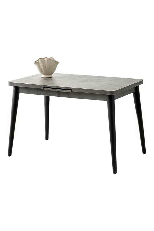 Silva Retro Gümüş Desen Açılır 120X70 Masa (Açılımış Ölçüsü 150X70) - 1