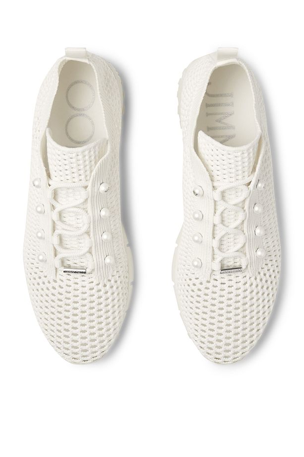 İnci Detaylı Örgü Sneaker Ayakkabı - 5