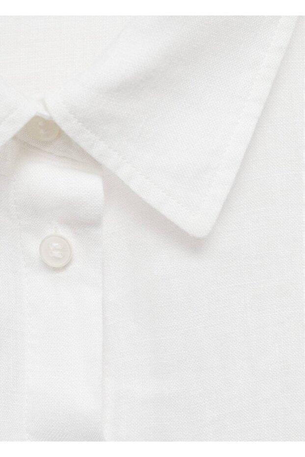 Cepli keten gömlek - 5