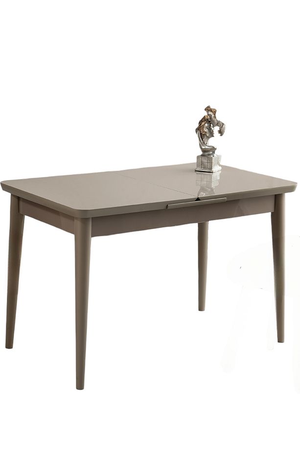 Kelebek Tekno Cappicino Renk Highgloss Açılır 120X70 Masa (Açılımış Ölçüsü 150X70) - 1