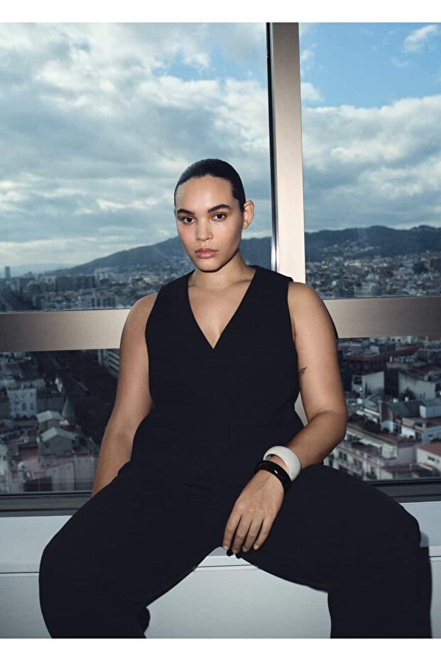 Düğmeli takım yelek - 7