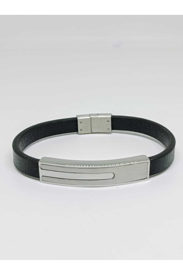 Men's Vegan Surgical Steel Bracelet, Modern Design 20 cm No 18