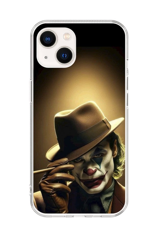 حافظة شفافة متوافقة مع هاتف iPhone 13 Mini بتصميم جوكر