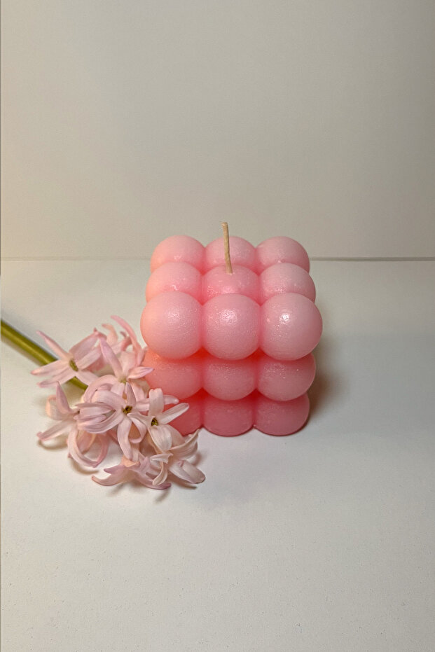 Vanilya Aromalı Bubble Mum