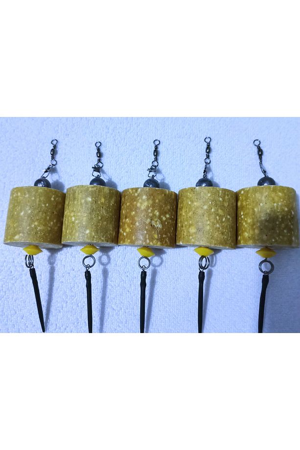 5 Adet Küspeli Sazan Rig Takımı ( 14 Mm Sarı Pop Up'Lı ) - 3