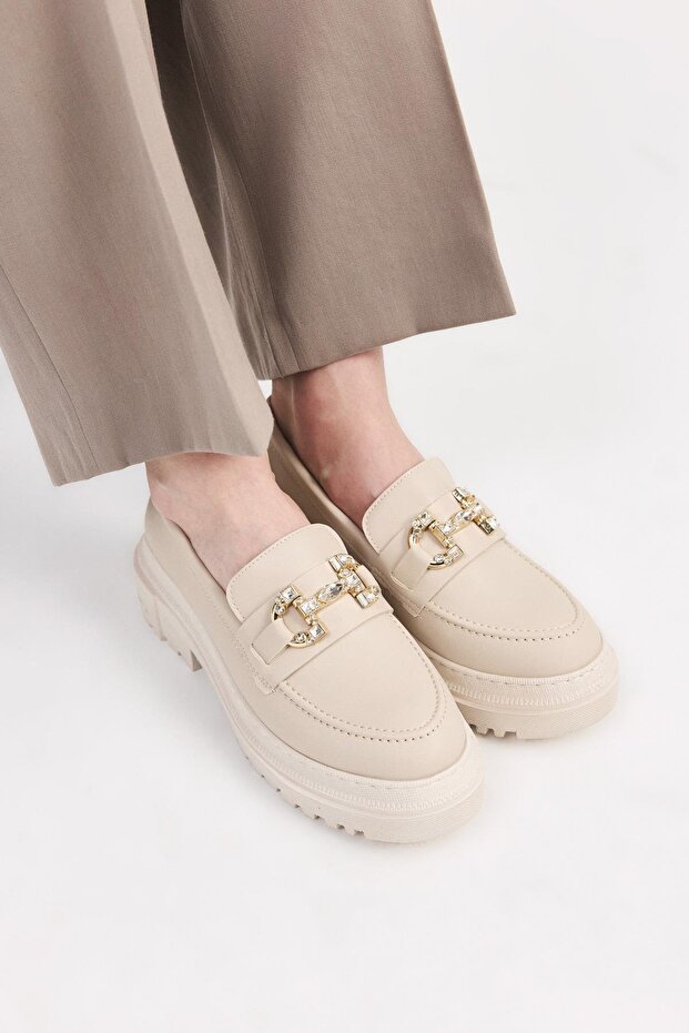 Beige Women's Loafer