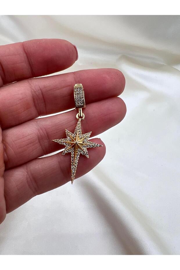 İTHAL TAŞLI KUTUP YILDIZI AJDA CHARM VEYA KOLYE UCU - 3