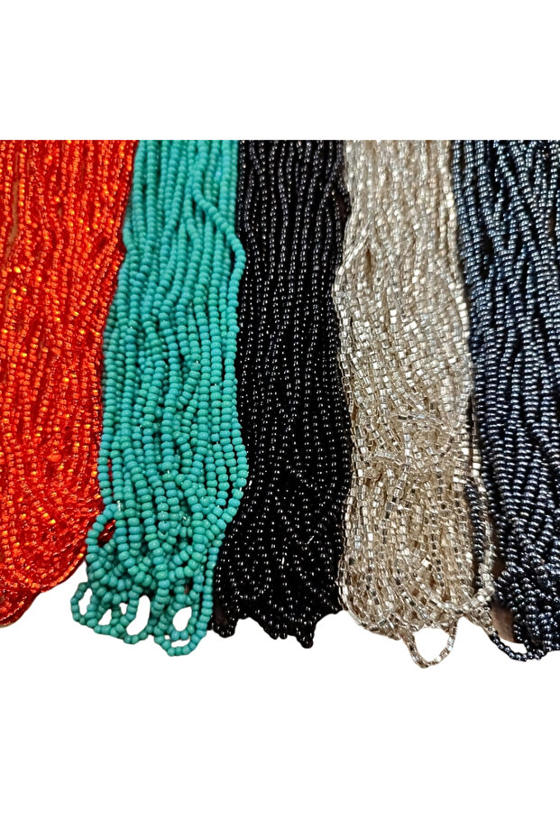 10 Renk Cam Kum Boncuk 0.11 Numara - 4