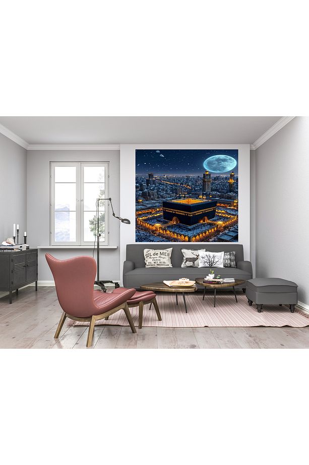 Dolunay ve Kabe Duvar Örtüsü Ve Duvar Halısı - 2
