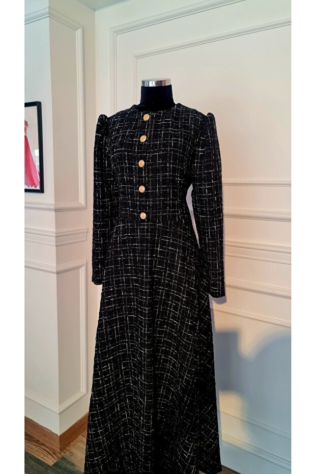 Tüvit Kumaş elbise - 4