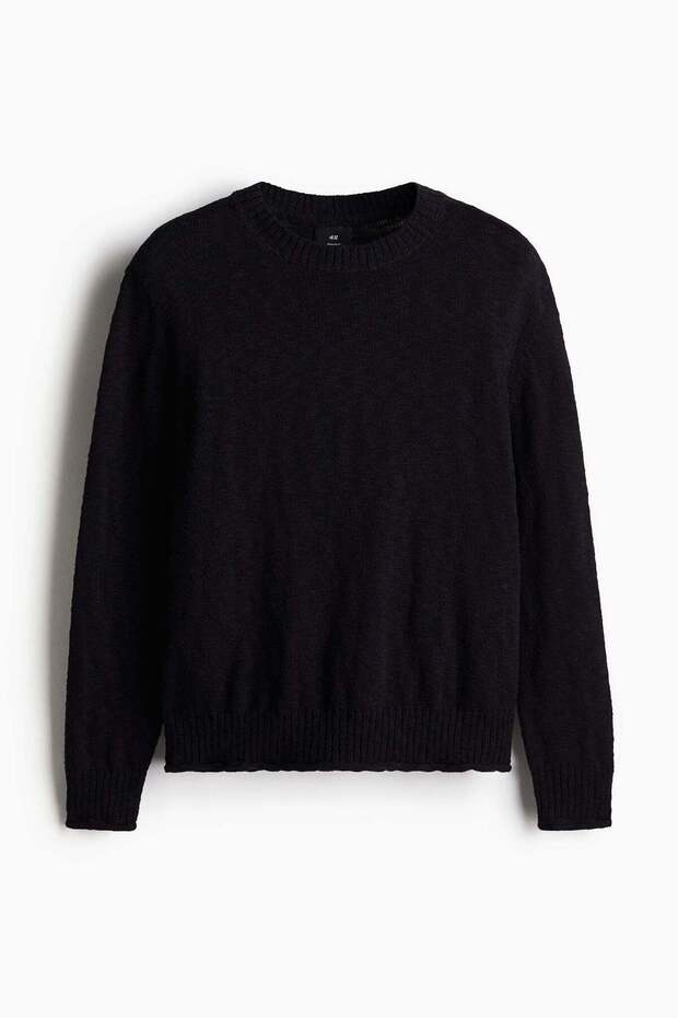 Regular Fit Roll-edge jumper