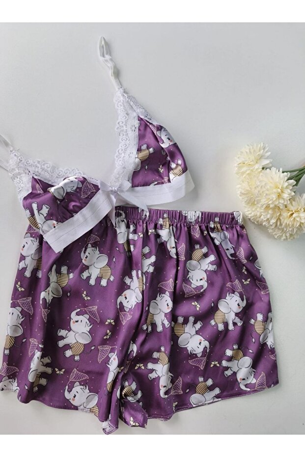 Şortlu Pijama Takımı - 3