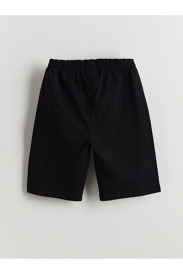LCW ECO Bisiklet Yaka Erkek Çocuk Şortlu Pijama Takımı - 5