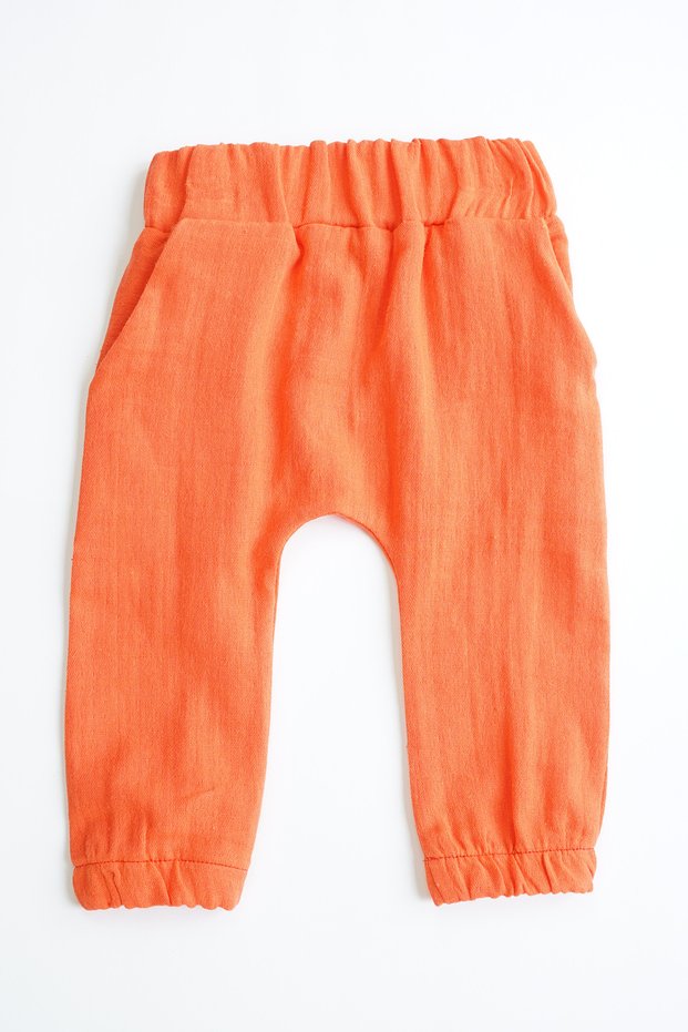 X Silk Atlas Baby Boy Girl Muslin Pants
