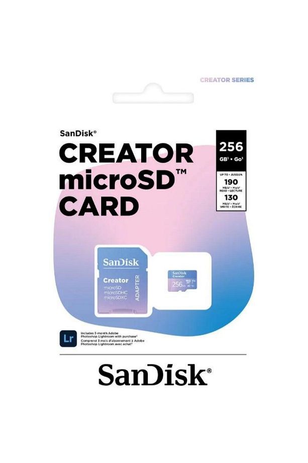 Creator 256GB 190/130MB/s microSDXC UHS-I A2 V30 Adaptörlü Hafıza Kartı SDSQXAV-256G-IN6MS - 4