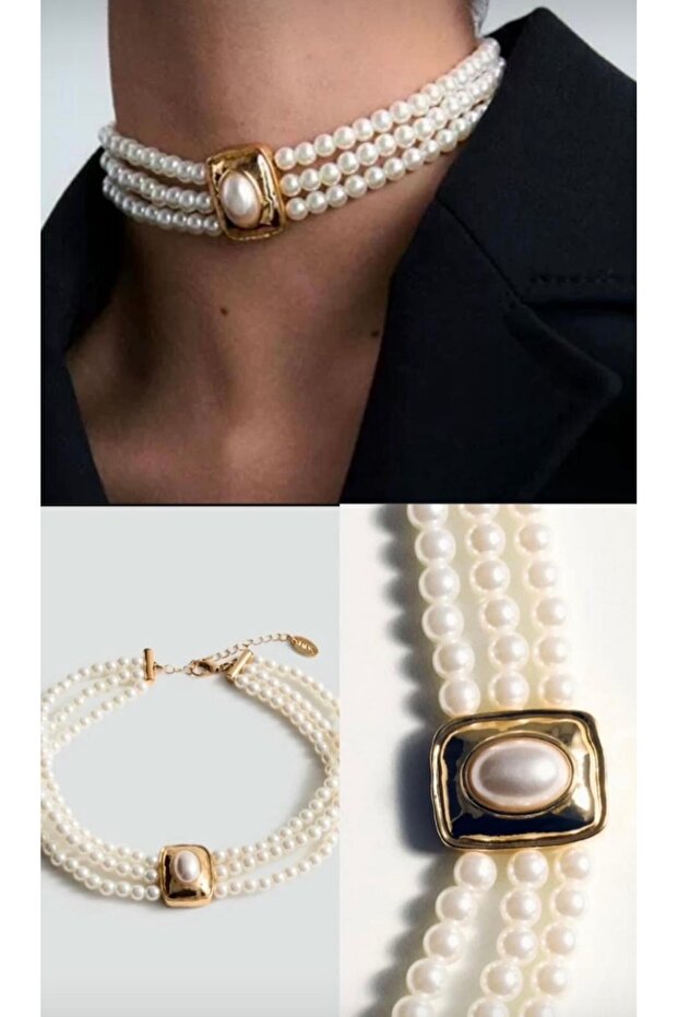 İnci Choker - 1
