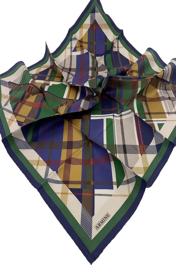 Nostalji Twill İpek Eşarp 8547D-86 - 5