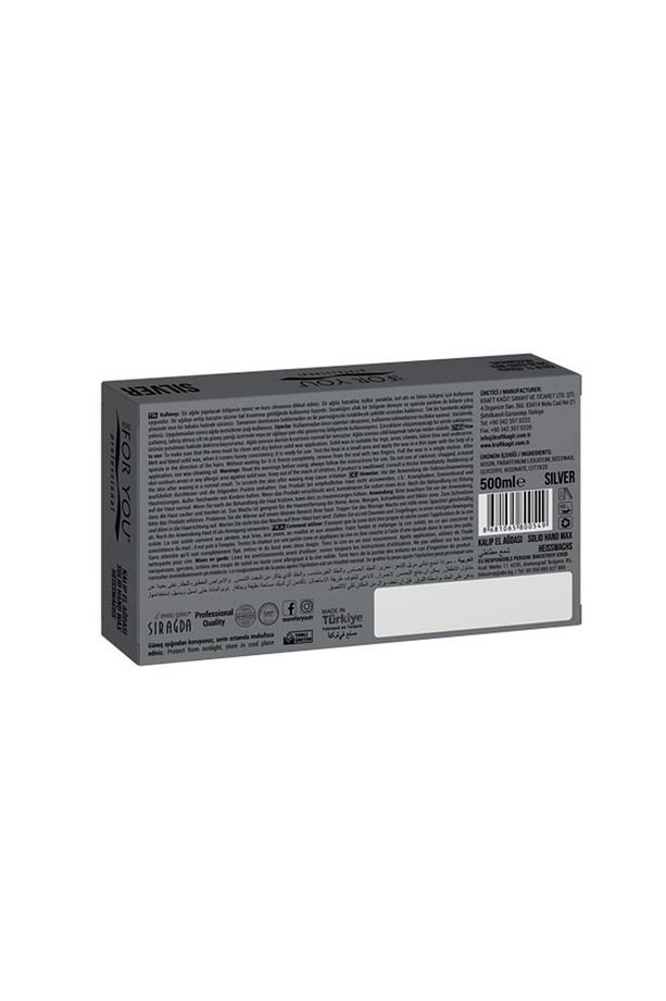 Bitkisel Kalıp Sir Ağda Silver ( Gümüş ) 500 ml - 2