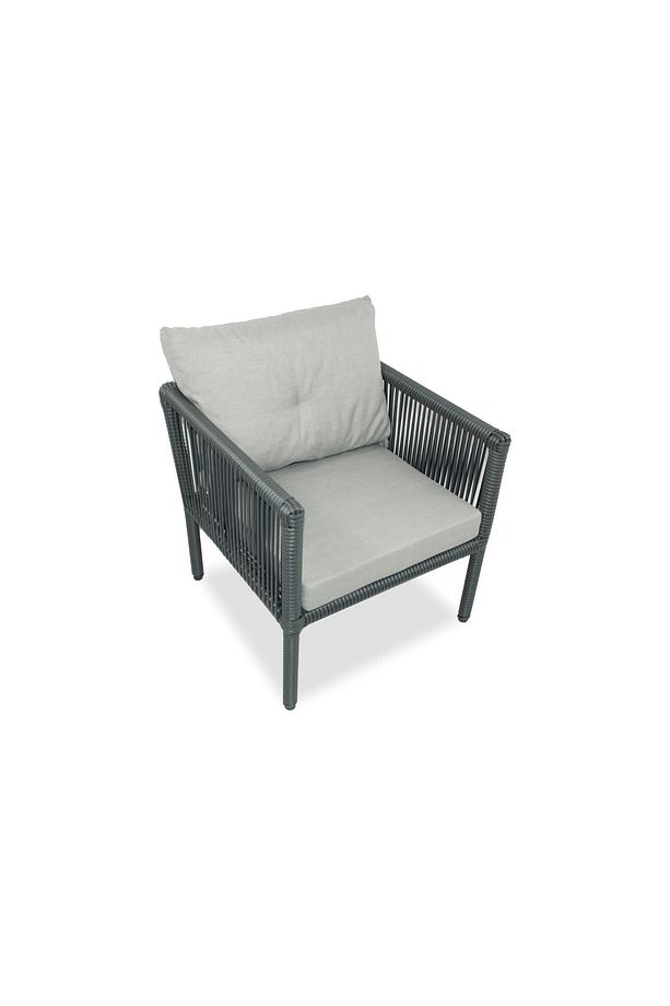 Shangai Classic Rattan Oturma Takımı 2+1+1+sehpa Taş Gri - 4