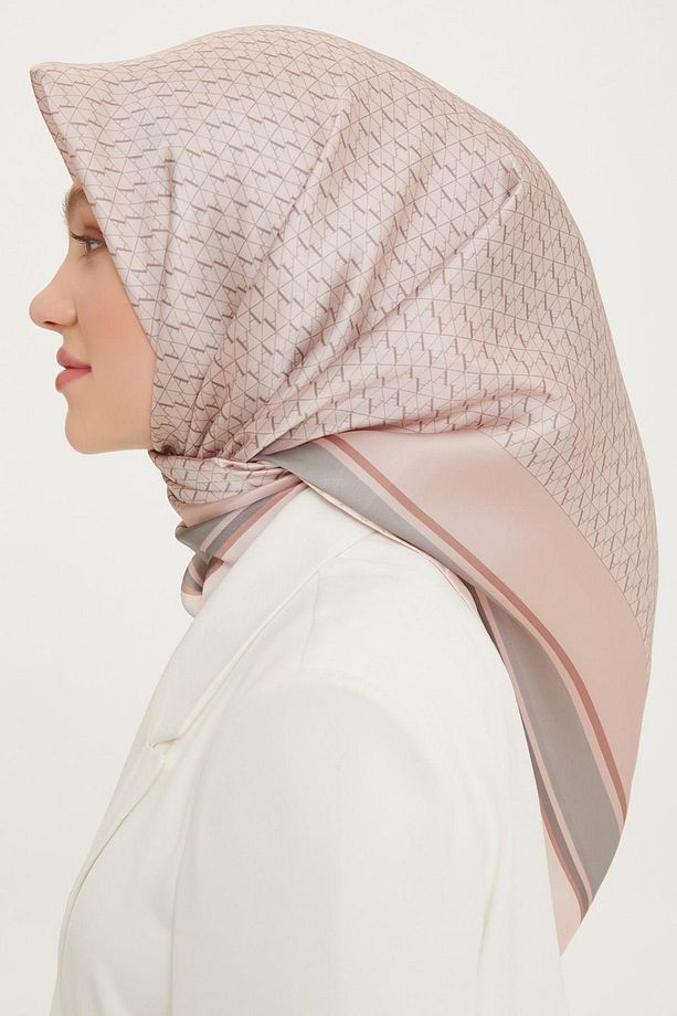 Nostalji Serisi Twill Ipek Eşarp 8724d-05 - 4