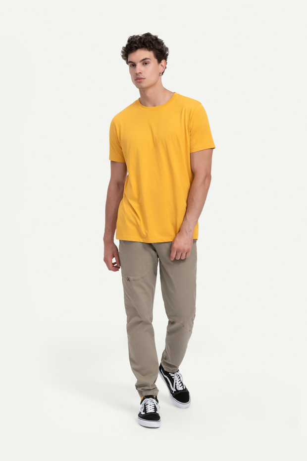 Unisex Regular Fit Basic T-Shirt - Sulphur - 3