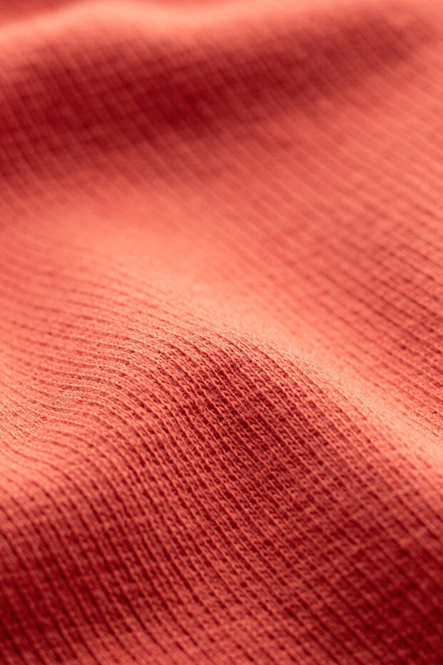 Erkek Oversize/ Relax Fit Basic T-Shirt - Coral - 8