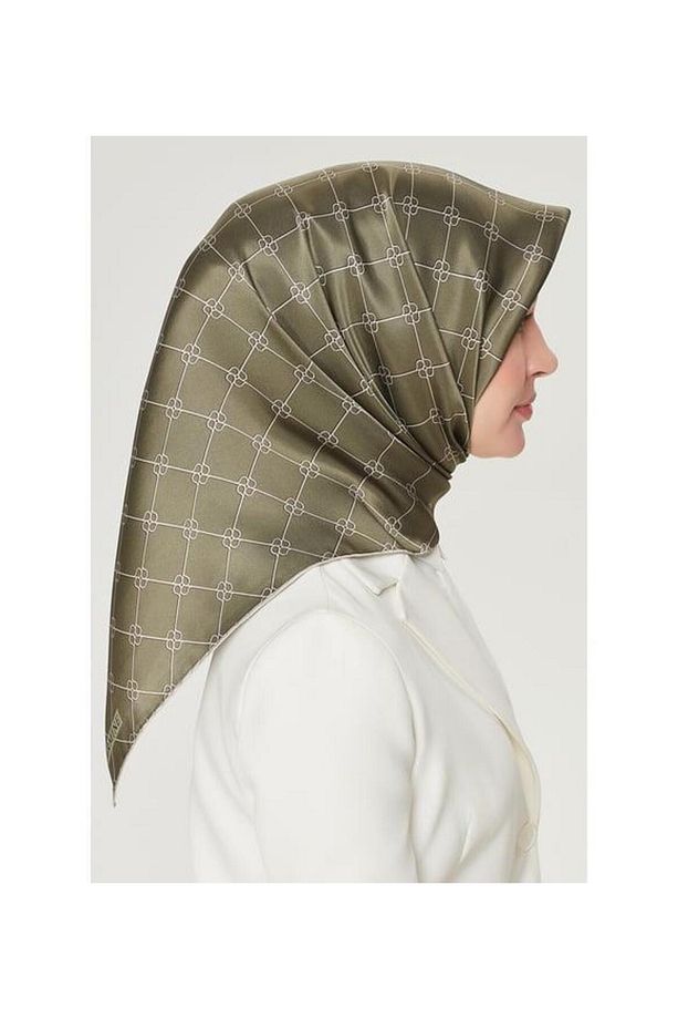Nostalji Serisi Twill İpek Eşarp 8555D-07 - 4